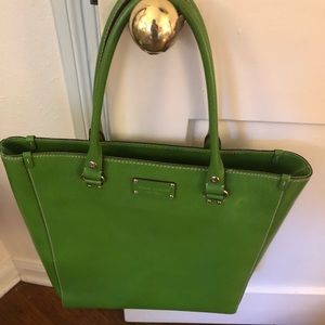 Beautiful green Kate Spade tote!